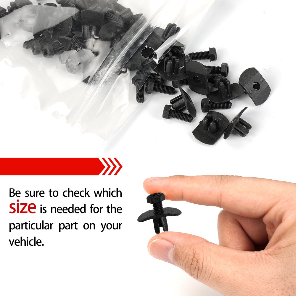 QGZ250 Auto Car Nylon New Universal Useful Plastic Car Auto Interior Door Trim Clips Fastener For Toyota/Nissan