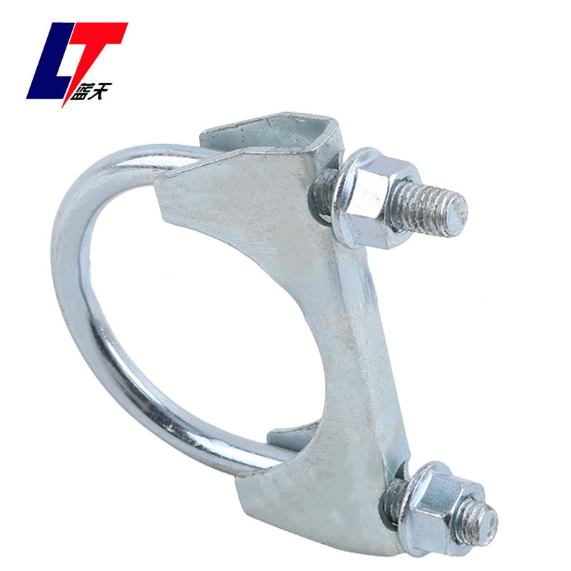 Best price 28mm-54mm Car Fastener Auto Repair Pipe Hose Heavy Exhaust U Bolt TV Aerial Clamps