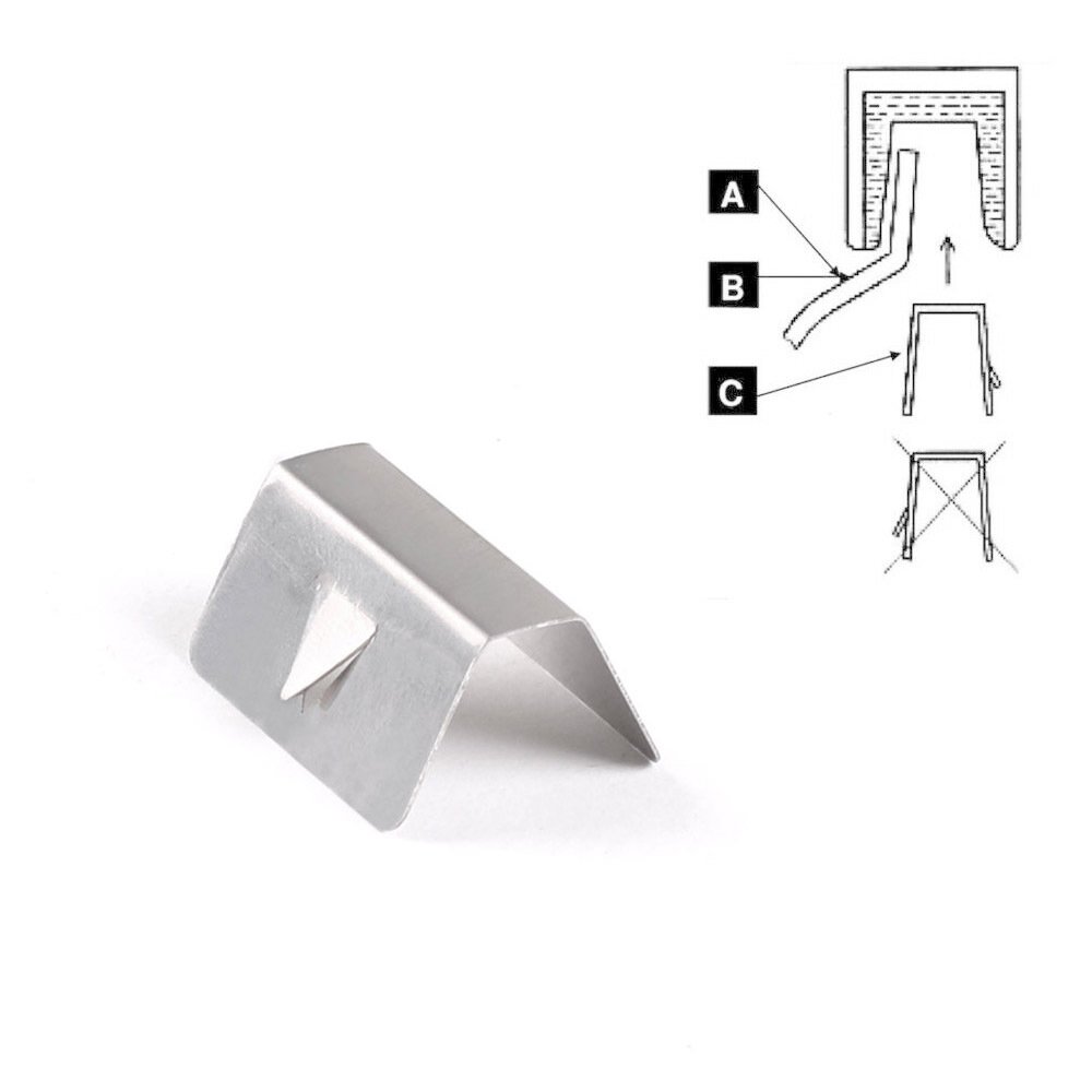 Stainless Steel Auto Fasteners And Fitting Clips For Car Wind Rain Deflector Metal Universal Clips