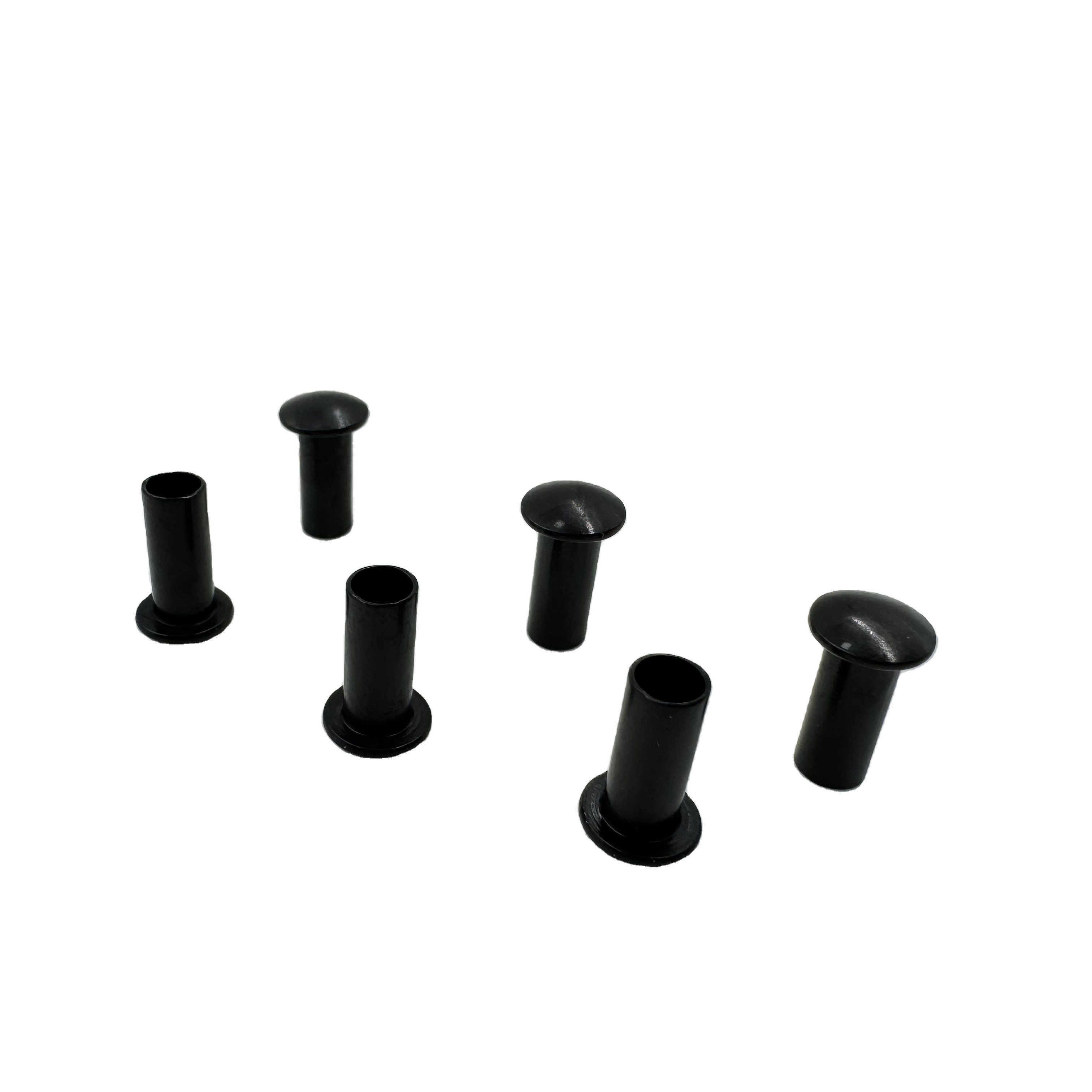 Bulk In Stock Steel/Stainless Steel Blind Rivet Non-Standard Fastener Decorative Stud Rivets Black Seni Tubular Rivets