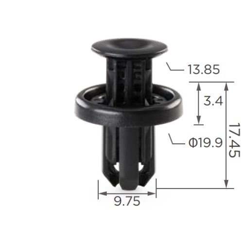 #BB Universal Vehicle Car Bumper Quick Release Fasteners Auto Fastener