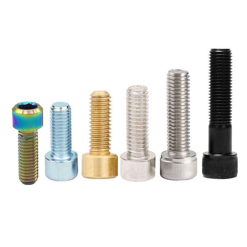 1 4 20 X 1 2 Hex Cap Screw 304 Stainless Steel Aluminum Allen Small Hex Head Screws Black Head Bolts For Fastener