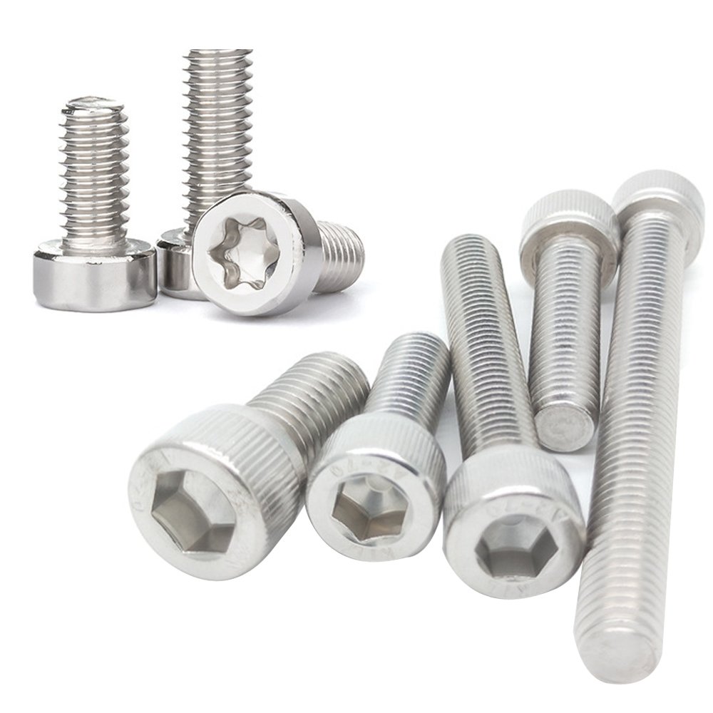 1 4 20 X 1 2 Hex Cap Screw 304 Stainless Steel Aluminum Allen Small Hex Head Screws Black Head Bolts For Fastener