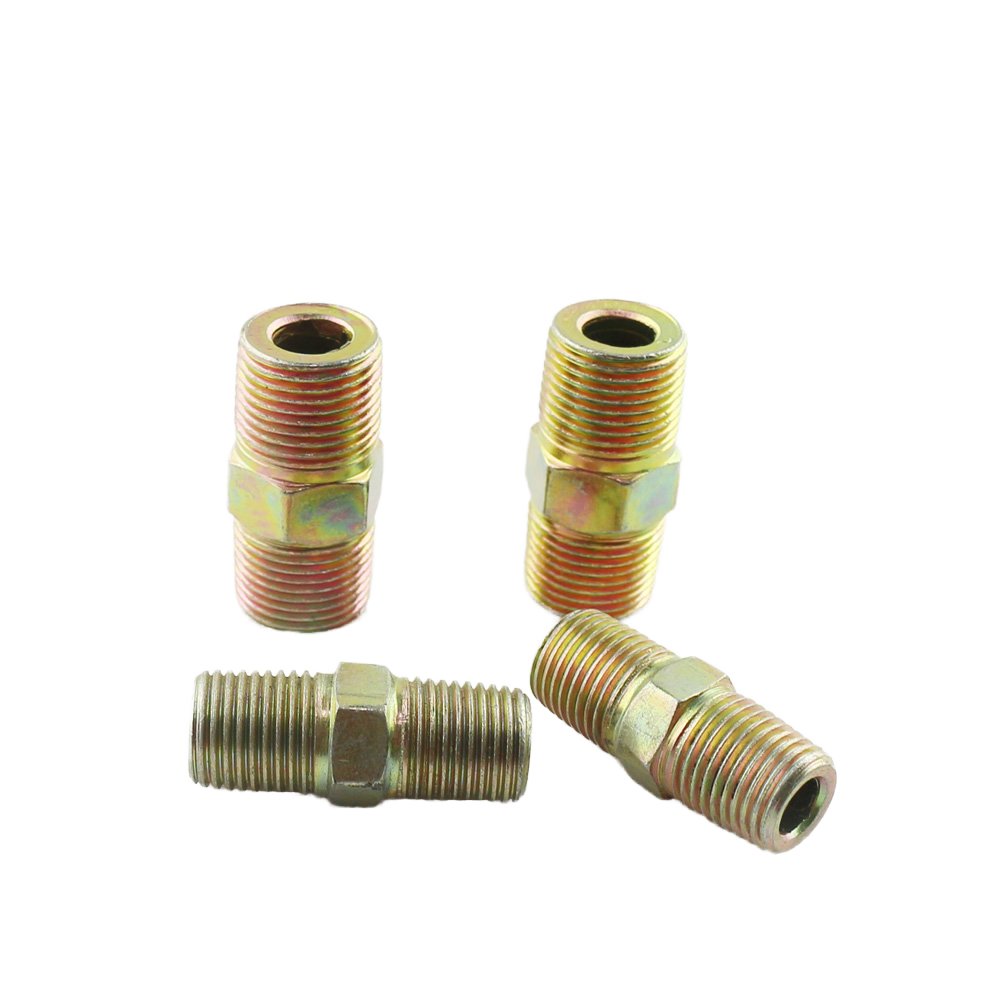 High Precision Auto Matic Lath Turning Car Part Steel Fastener Hydraulic Connector