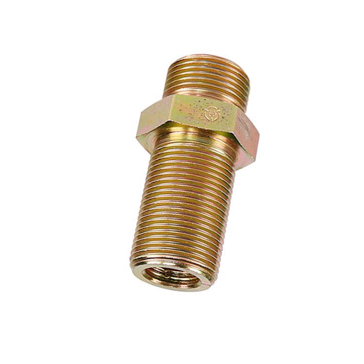 High Precision Auto Matic Lath Turning Car Part Steel Fastener Hydraulic Connector