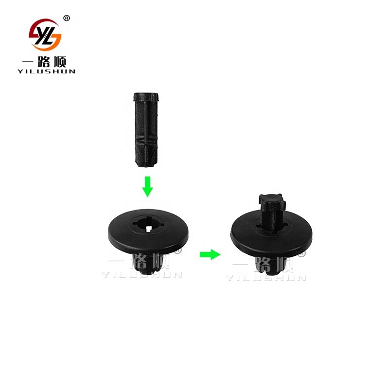 B120 Wholesale made in China nylon automotive fastener expansion buckle 7013J0