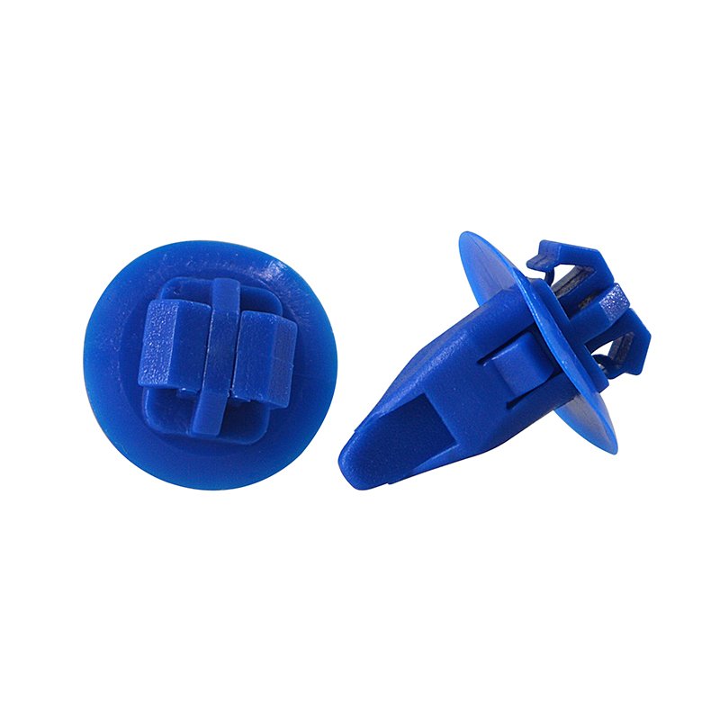 D130 100Pcs Car Fender Wheel Flare Moulding Blue Fastener Clips For Car 90904-67036
