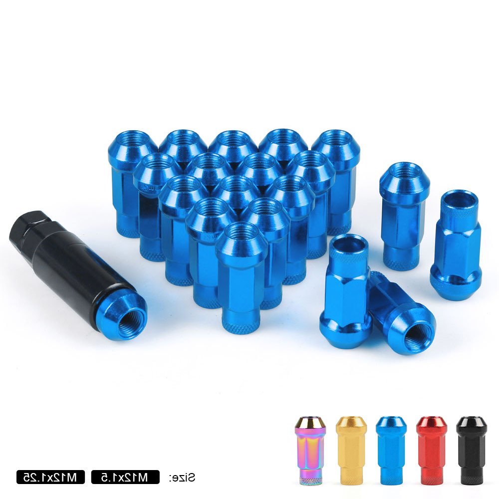 Universal Car Wheel Nut Caps Hexagonal Plastic Lug Nut Covers Car Wheel Hub Screw Auto Bolt for Cars