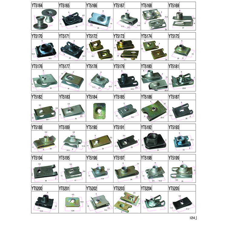 Auto System Size Disk Car Pads Fitting Kit Caliper Clips For Brake Pad Clip