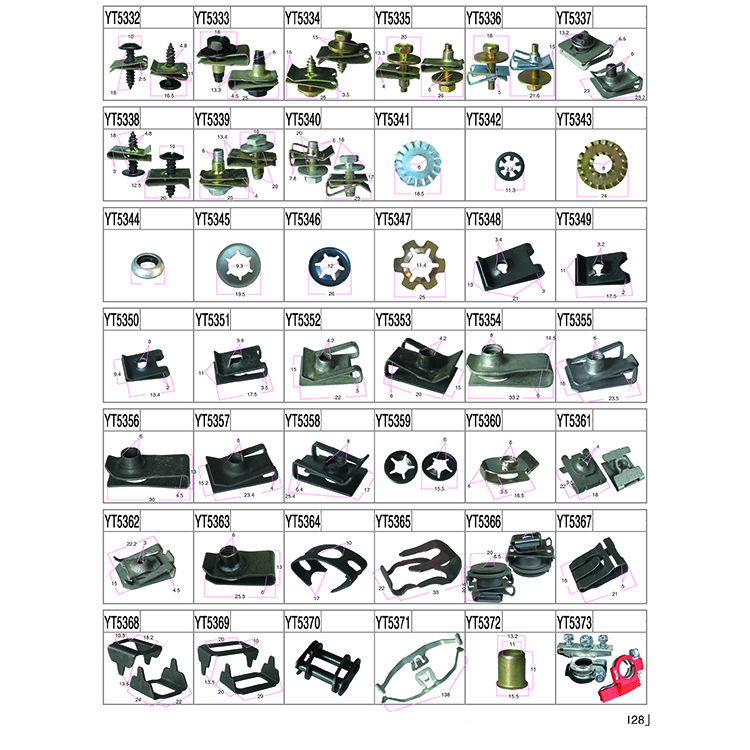 Auto System Size Disk Car Pads Fitting Kit Caliper Clips For Brake Pad Clip