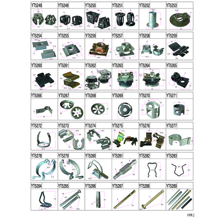 Auto System Size Disk Car Pads Fitting Kit Caliper Clips For Brake Pad Clip