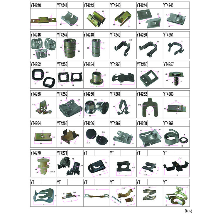 Auto System Size Disk Car Pads Fitting Kit Caliper Clips For Brake Pad Clip