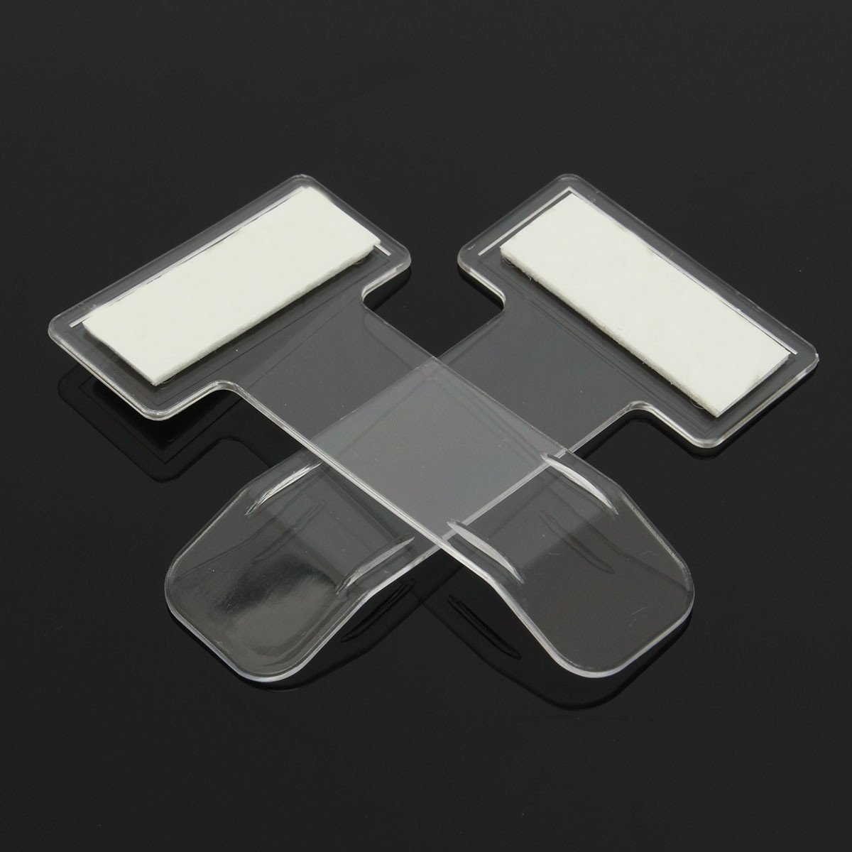 Auto Interior Organizer Permit Card Bill Holder Mount Fastener Organizer Windshield Stickers Car Parking Ticket Clip Fastener