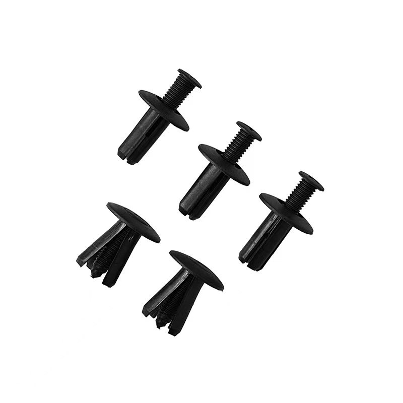 Factory Supply Black Long Screw Clips Black Panel Clips Automotive Plastic Clips Rivets Universal in the Car