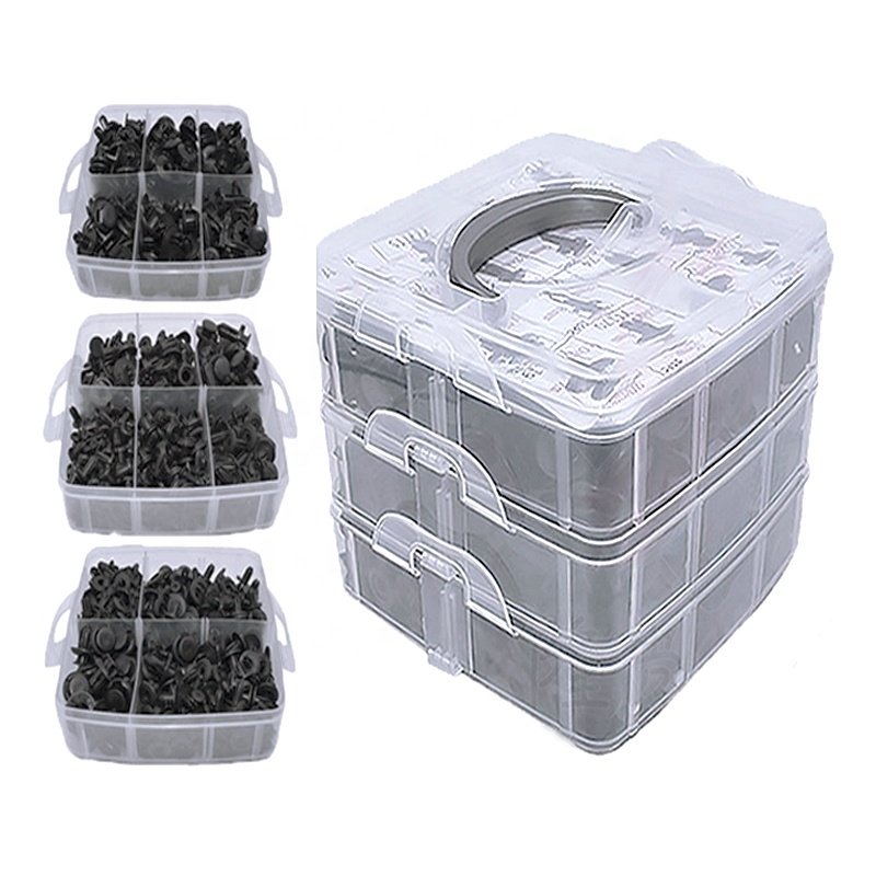 Supply 630PCS Boxed Buckle 16 Kinds of Car Bumper Fender Body Fasteners Bumper Repair Kit Buckle