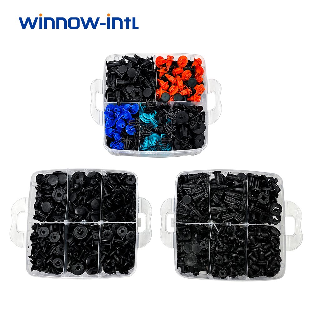 635Pcs/Box Car Retainer Fastener Set Plastic Push Clips