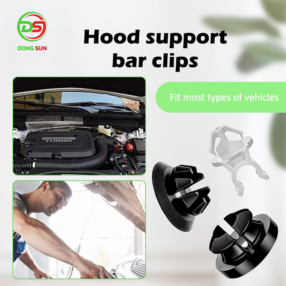 91503-SS0-003 Universal Auto Fastener & Clip Auto Hood Grommet Support Clips Car Engine Hood Stay Clips for Cars Accessories