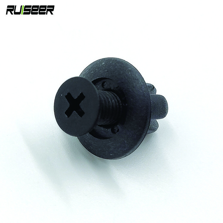 6mm universal plastic Auto rivet fastener for door bumper cover Fender bumper retaining clip