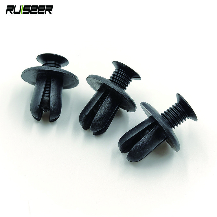6mm universal plastic Auto rivet fastener for door bumper cover Fender bumper retaining clip