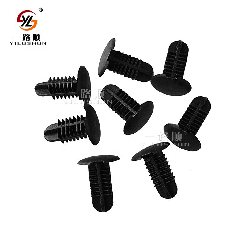 A27 Auto fastener plastic push rivet screw belt clips 4.8*6.0mm