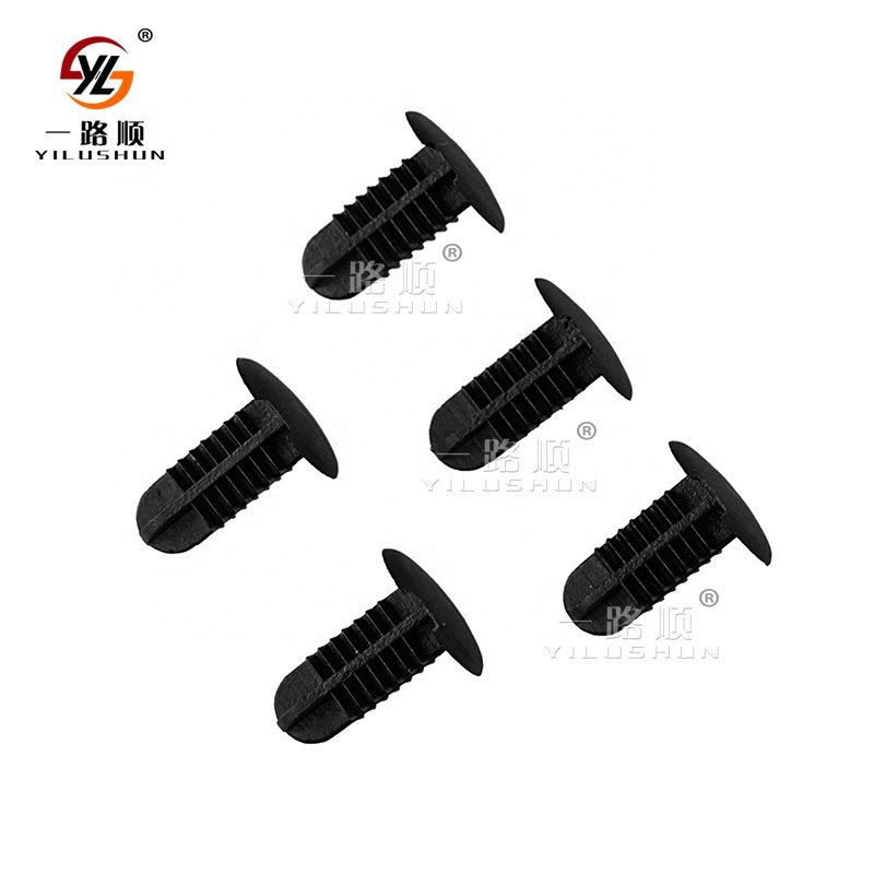 A27 Auto fastener plastic push rivet screw belt clips 4.8*6.0mm