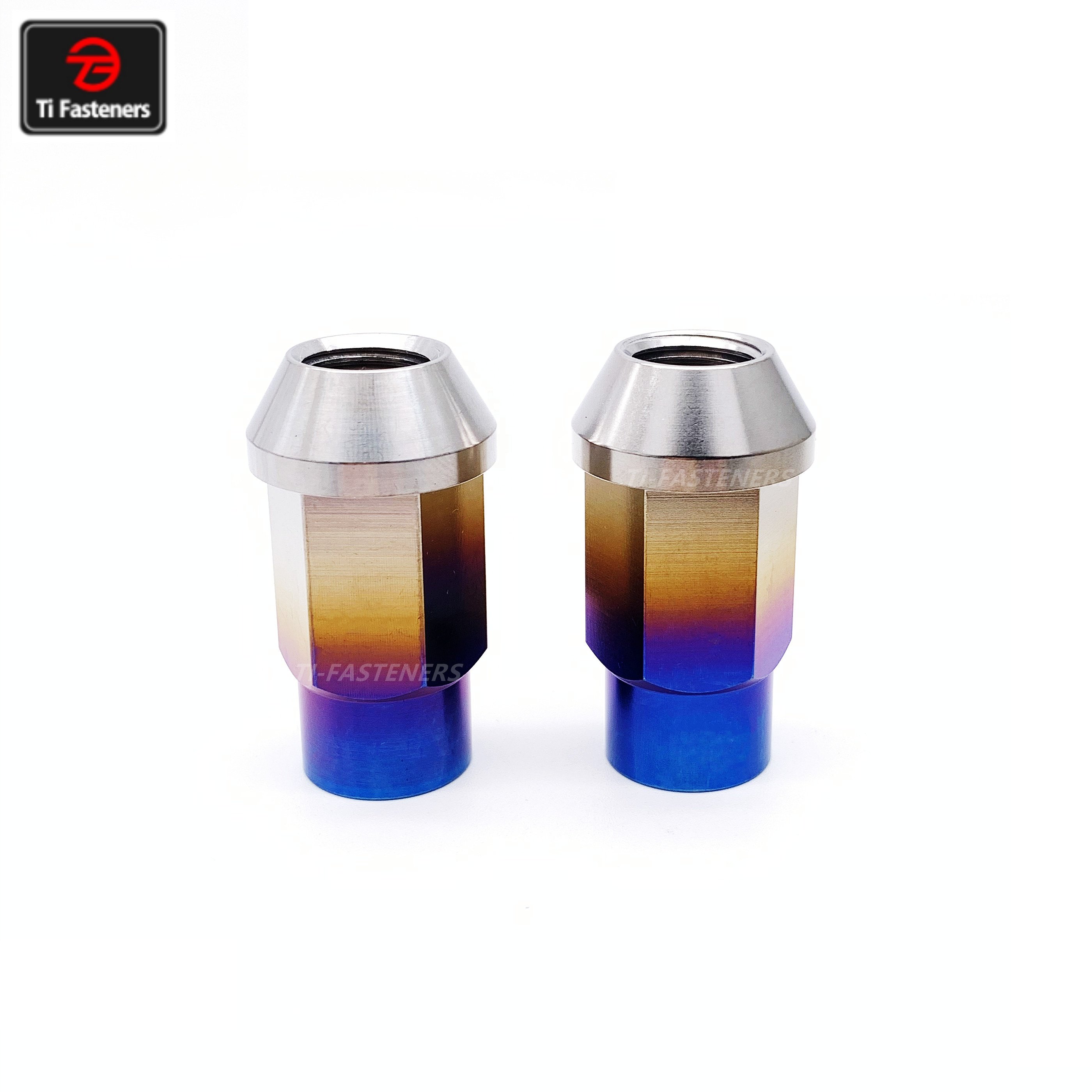 Grade 5 Titanium Lug Nut Open End Lug Nut M12 M14