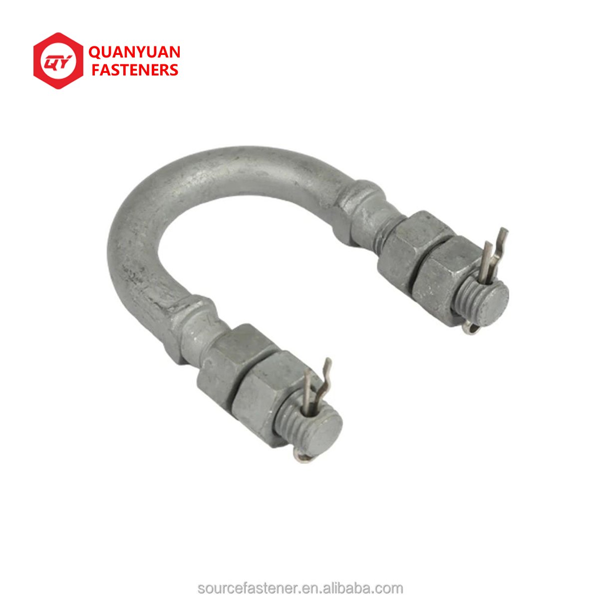 wholesale price top quality Custom Galvanized U Bolt Auto Part Trailer U-bolt Nut High Strength Stainless Steel U Bolt