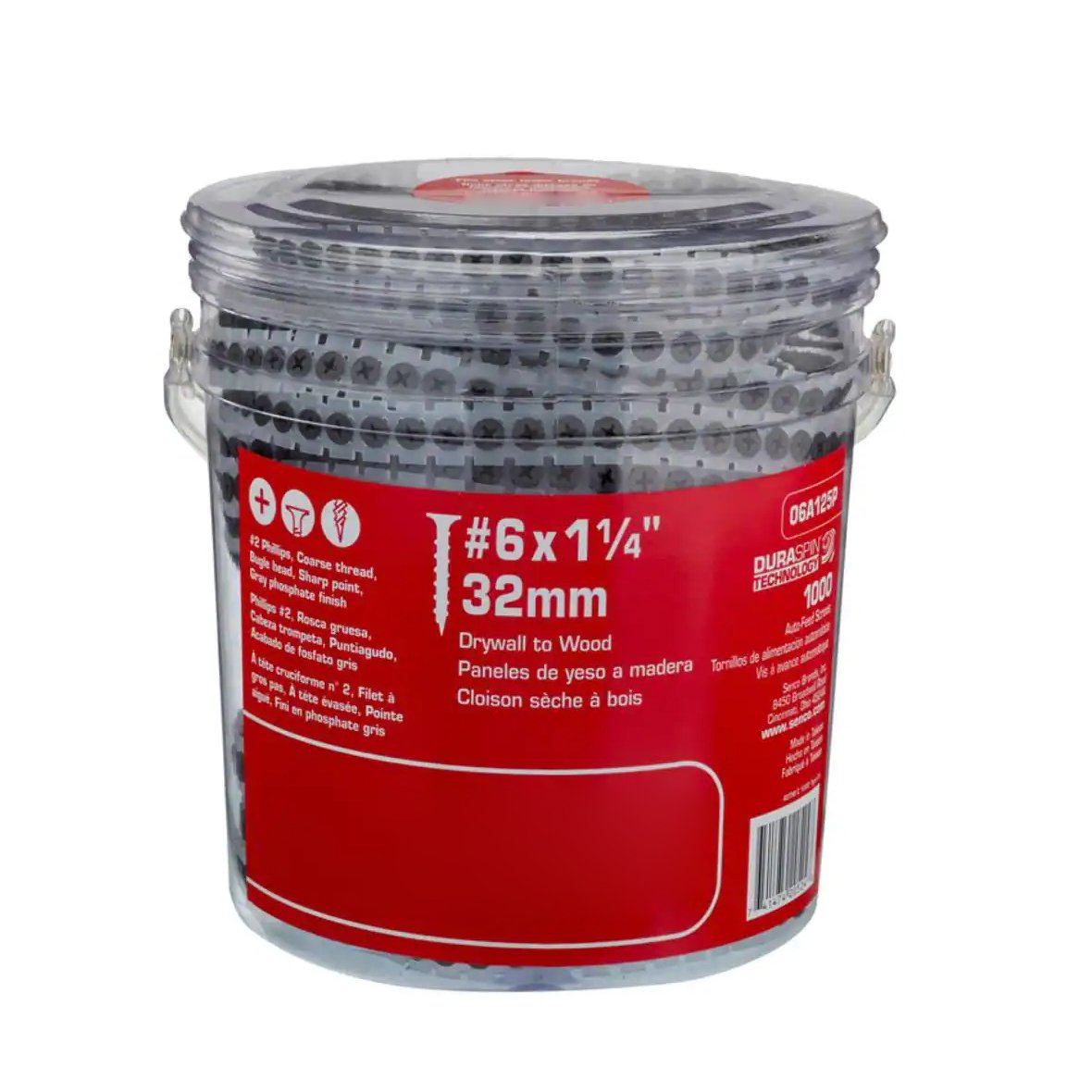 Auto Perforante 4*35Mm Phosphated On Tape Drywall Screw For Drywall Phillips Black Self Tapp In Coil