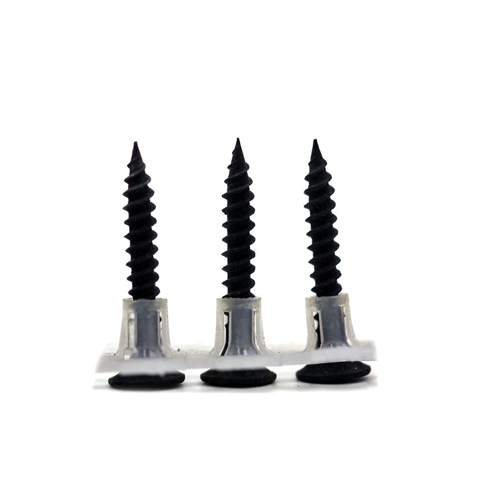 Auto Perforante 4*35Mm Phosphated On Tape Drywall Screw For Drywall Phillips Black Self Tapp In Coil