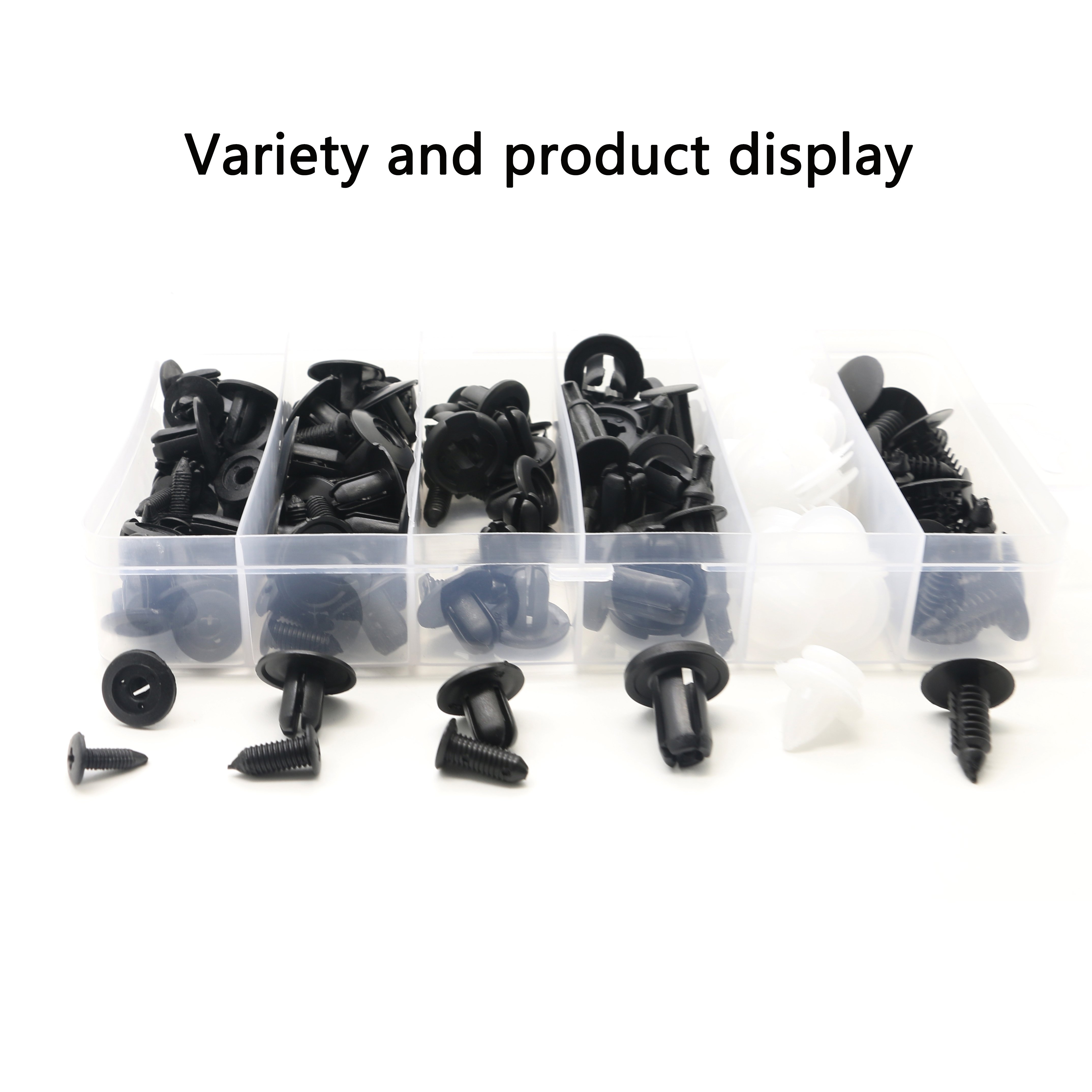 100PCS Auto car buckle box 100PCS combination set bumper buckle