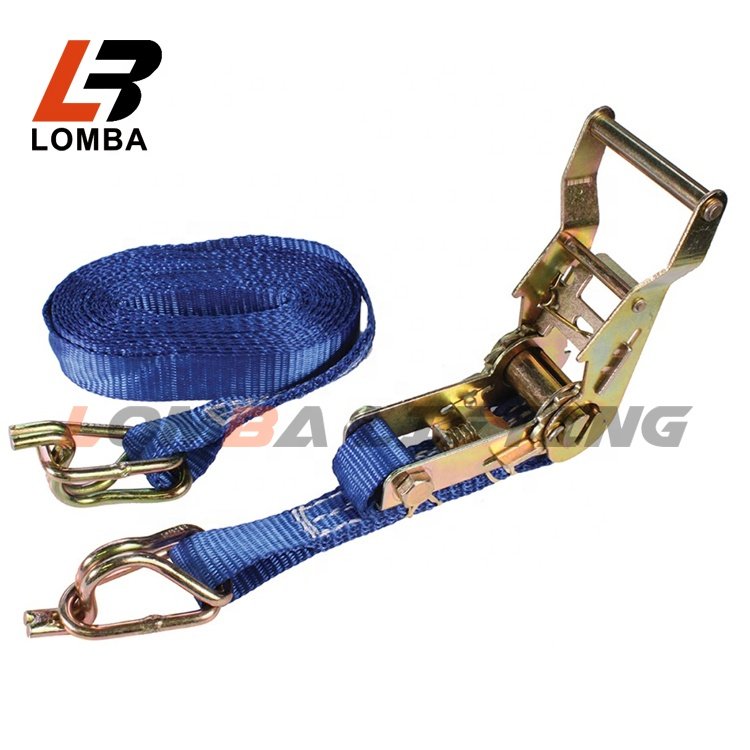 4 Axle Straps Car Hauler Trailer Auto Tie Down 4 Ratchet Straps Tow Kit - Yellow