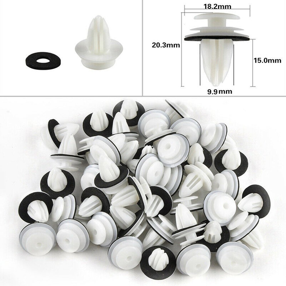 100Pcs General Motors Fastener Internal Mudguard Screw Rivet Fastener Clamp