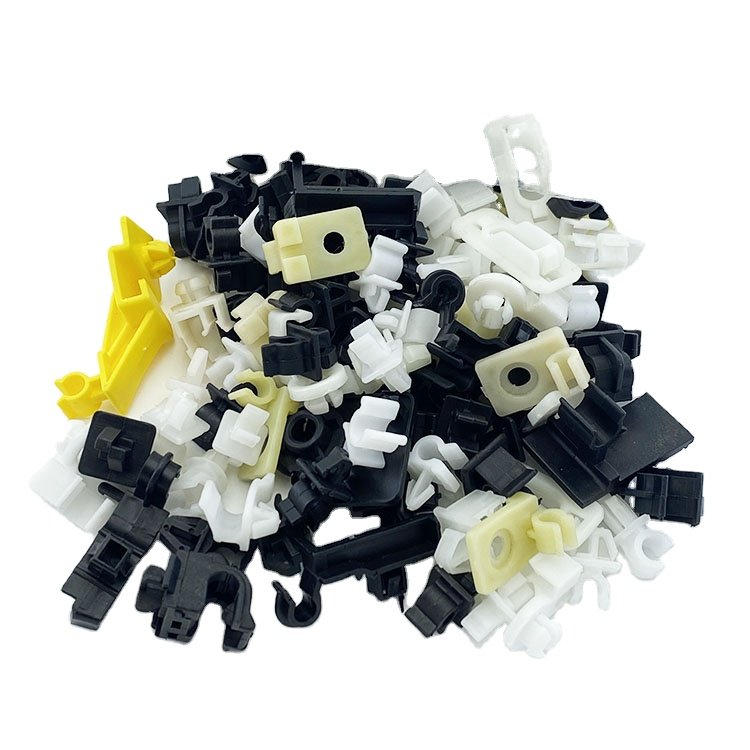 Car Rivets Hood Bonnet Mixed Plastic Nylon Auto Body Push Retainer Pin Rivet Support Rod Trim Panel Fastener Car Clip Rivets