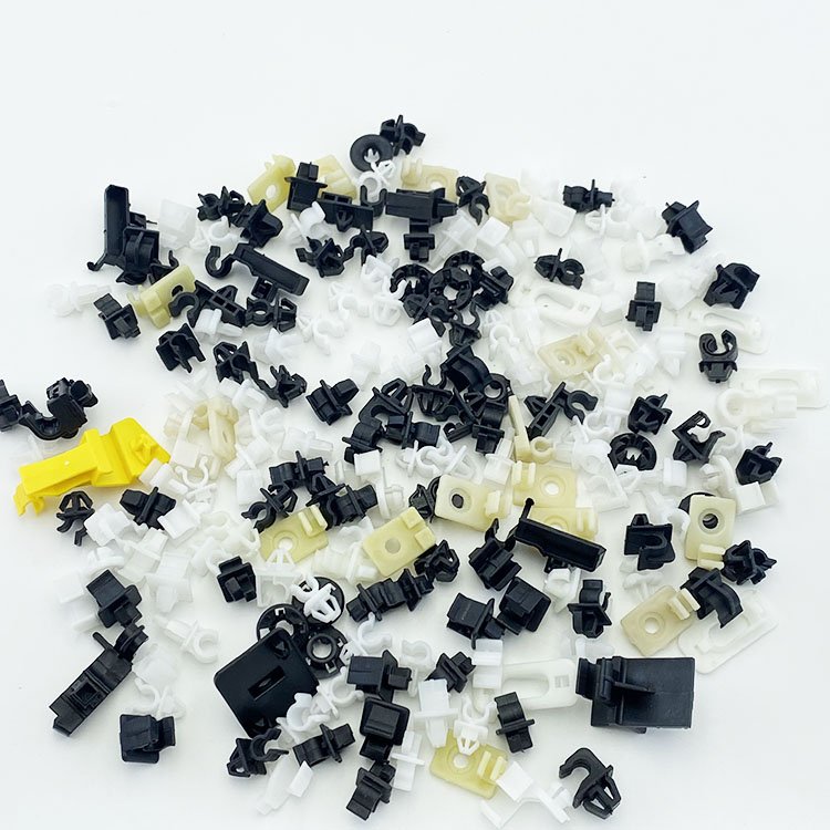 Car Rivets Hood Bonnet Mixed Plastic Nylon Auto Body Push Retainer Pin Rivet Support Rod Trim Panel Fastener Car Clip Rivets