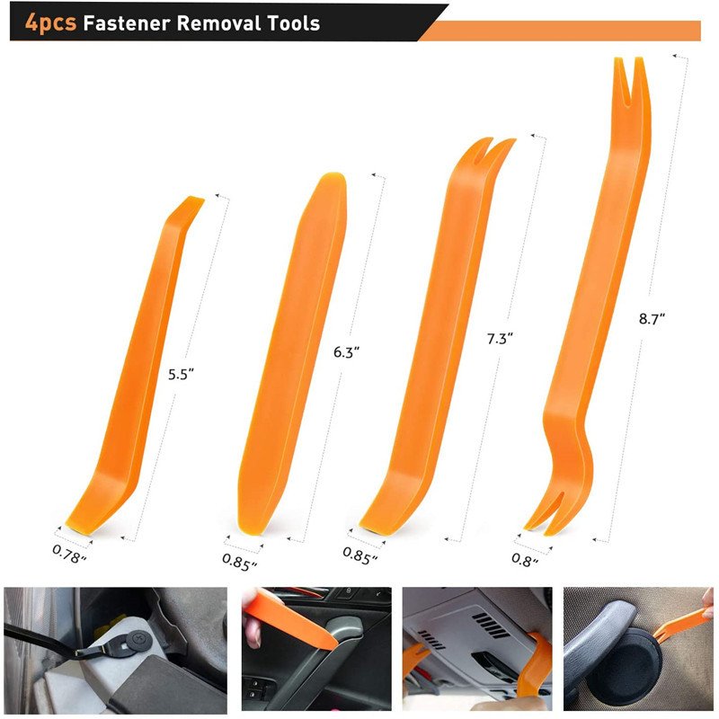 240pcs Auto Fastener Universal Mixed Plastic Clips for Car Body Panels Bumper Disassembly Tool Remove Push Retain Rivets Fitting