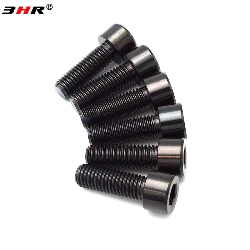 3HR Gr.5 Titanium Light and Corrosion Resistant Auto Part Wheel Titanium Bolt M10*1.5*30mm for Motorcycle Bicycle Racing Car