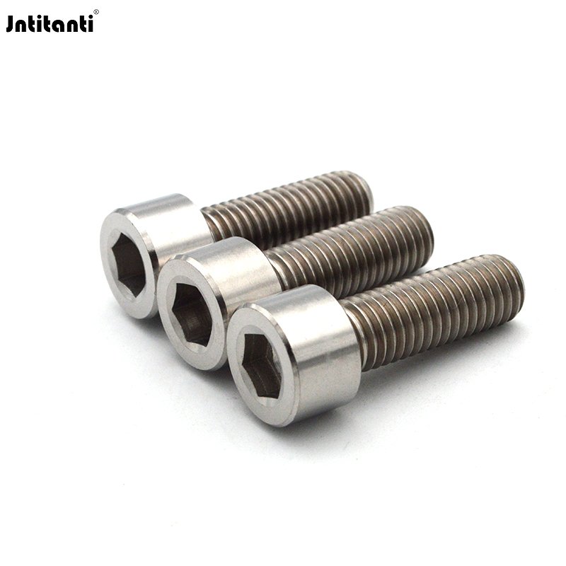 Jntitanti factory 10.9 grade Gr.5 titanium alloy Ti-6Al-4V titanium screw Bolts M10x1.5*25mm for racing car