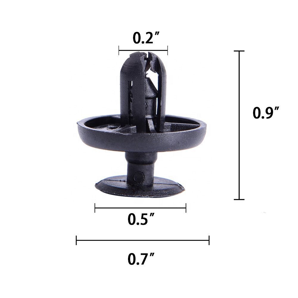 Car Accessories Auto Fasteners And Clips Nylon Engine Under Cover Push Type Retainer 90467-07201 Fits For Toyota For Lexus
