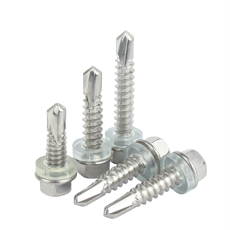 Metal Steel Roofing Screw Washers Hex Head Self Drilling Tapping Screw for sandwich panels