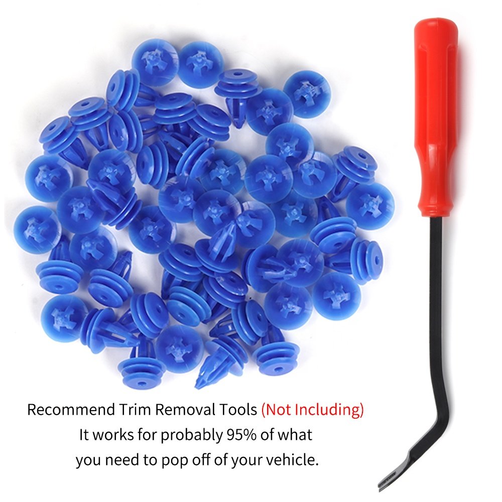 Auto Plastic Rivets Fastener Push Type Retainer Bumper Body Fender Clip for Car Automotive Door Trim