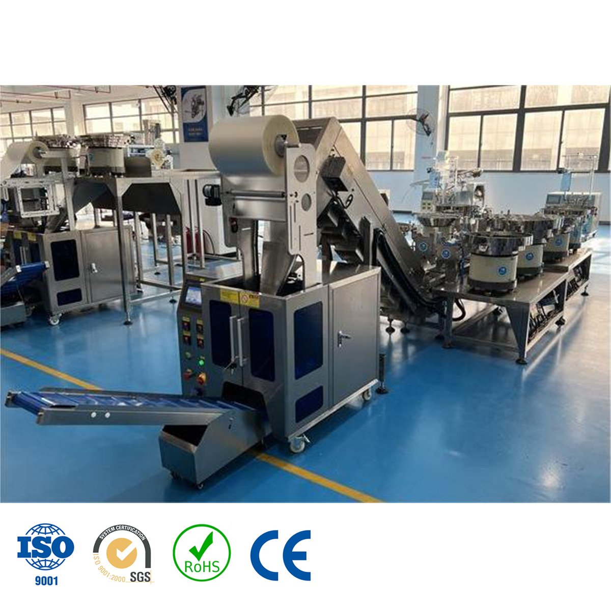 Automatic Vertical Mixed Counting Auto Sorting Hardware Parts Screw and Nuts Furniture Fittings Packaging Machine