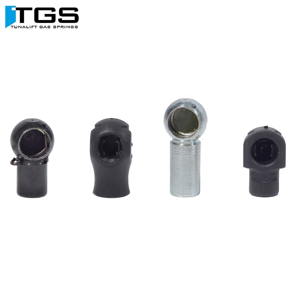 Plastic Ball Socket for Gas Spring Connector M6 M8 Fastener Black End Fitting High Quality Made in Turkey