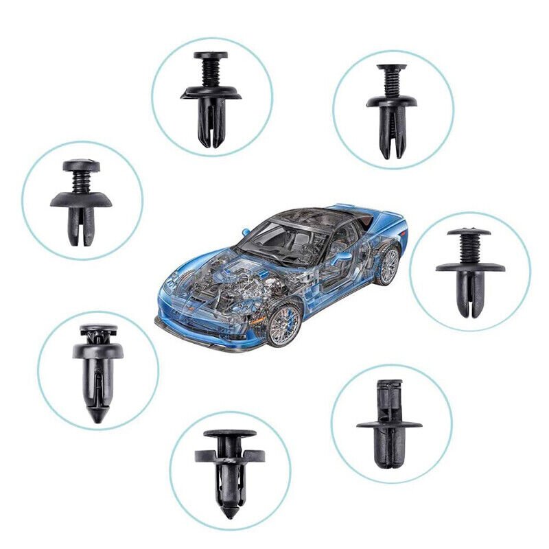 925pcs Car Retainer Clips Plastic Car Trim Clips Kit 26 Sizes Auto Push Pin Rivets Kit Door Trim Panel Fender Clips Remover Tool