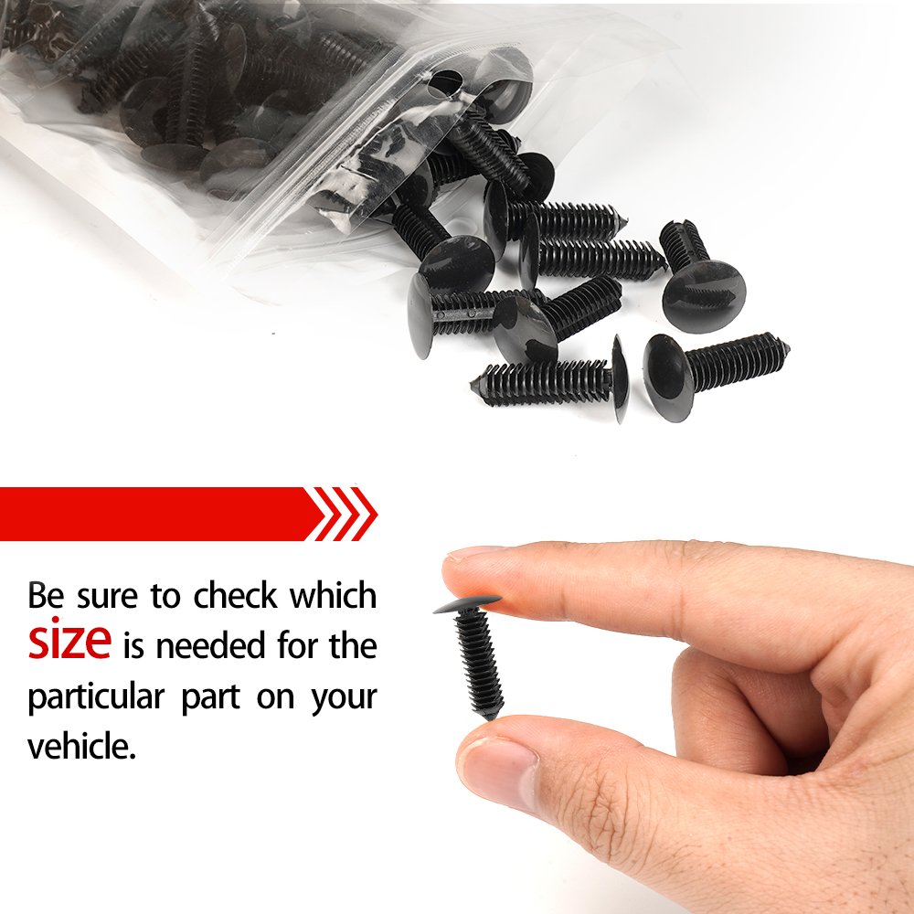 Fast Delivery 10 Bags One Carton Car Door Panel Trim Fender Bumper Nylon Plastic Clip Auto Fastener For Toyota Ford