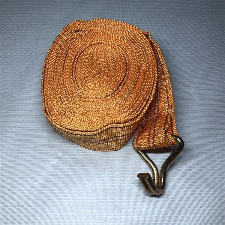40mm 55mm Ratchet Tie Down Straps With or Double J Hook or Endless Loop for Tracking Spring Fittings Tie-Down