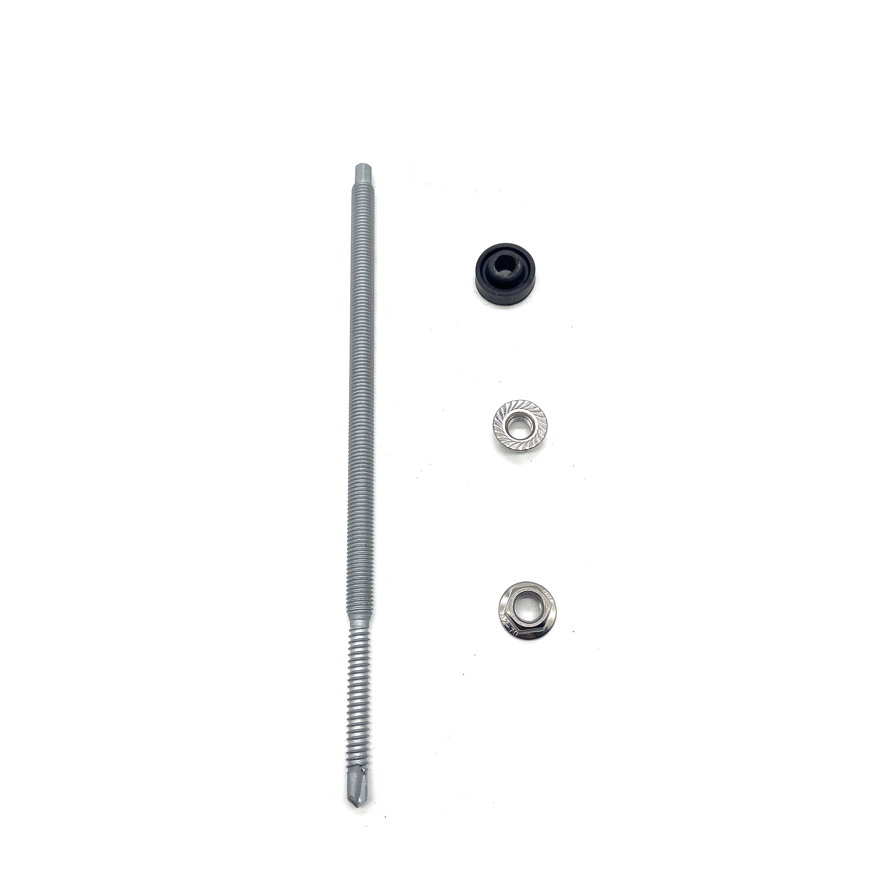M10 200mm/250mm SS304 Solar Mounting Tin Roof Hanger Bolt Double End Dowel Screw
