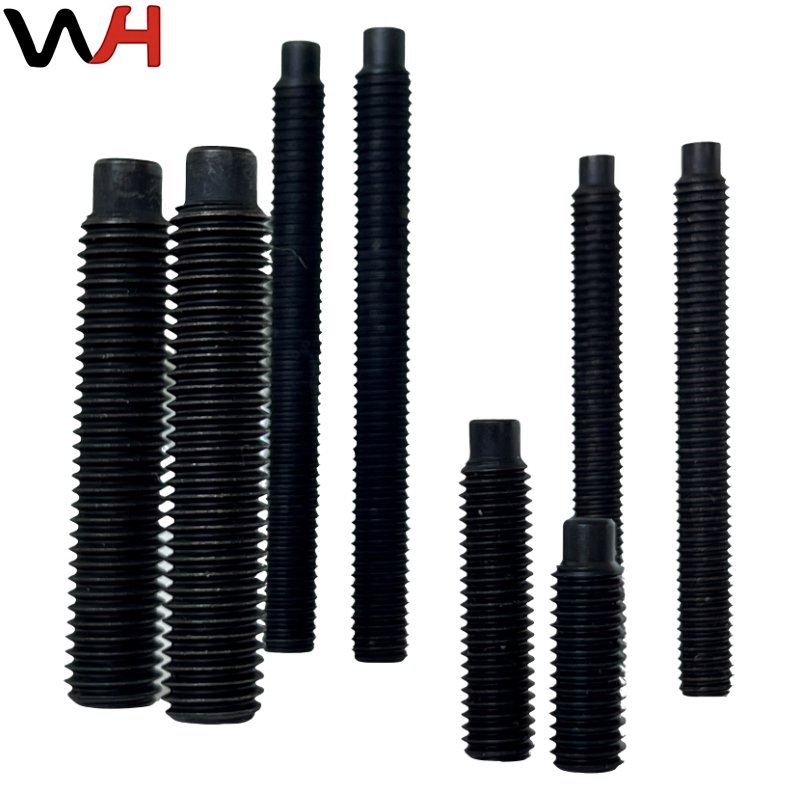 Wholesale M12*70 12.9 GB79 Alloy Steel Hexagon Socket Set Screws Dog Point 45H DIN915 Auto Fasteners Fastener Fitting Bolts