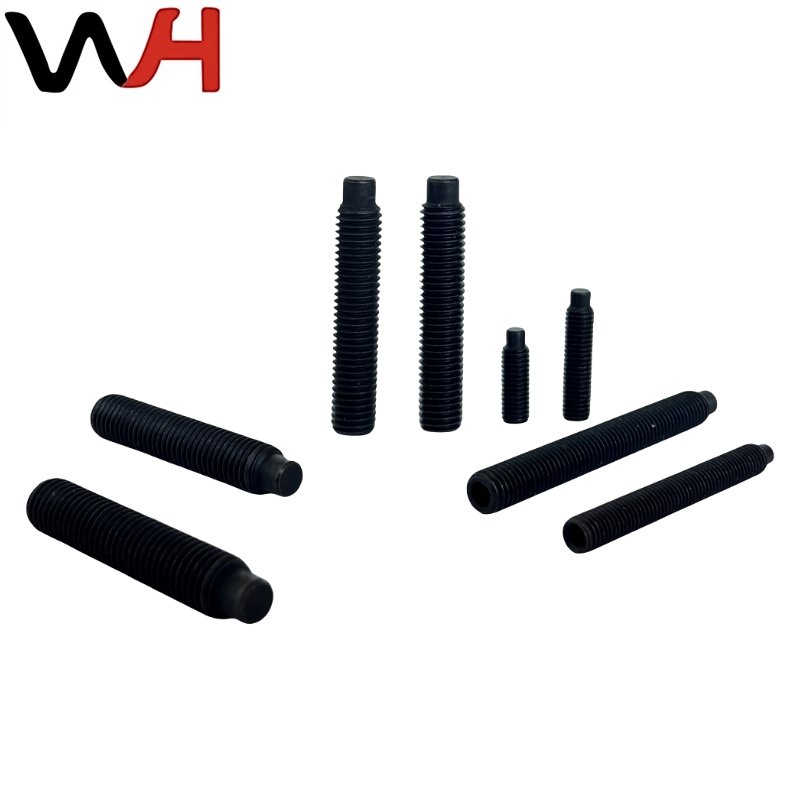 Wholesale M12*70 12.9 GB79 Alloy Steel Hexagon Socket Set Screws Dog Point 45H DIN915 Auto Fasteners Fastener Fitting Bolts