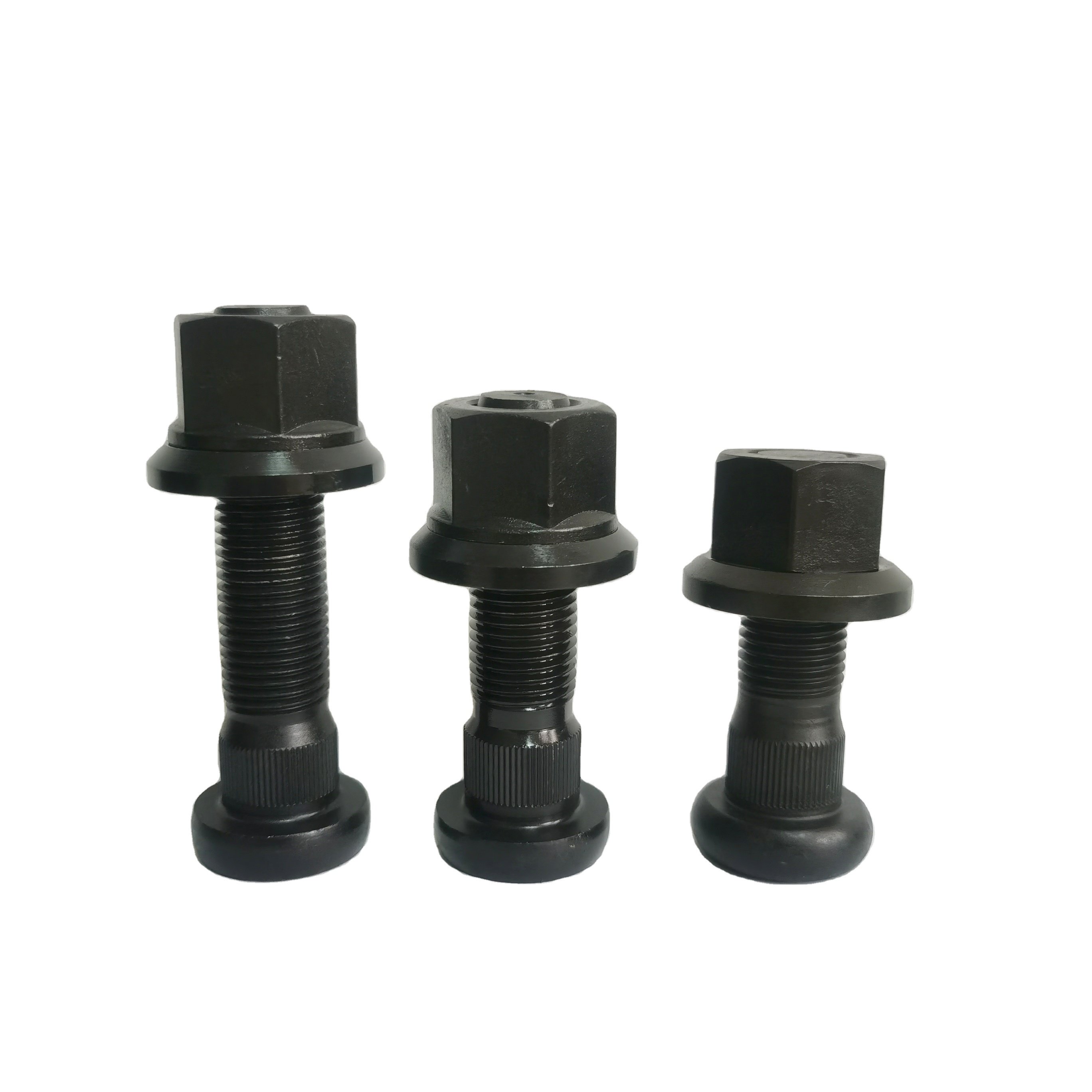 Wheel Hub Bolt for 2285281 Round Head Black Phosphated Wheel Stud 7/8"-11unf*102mm