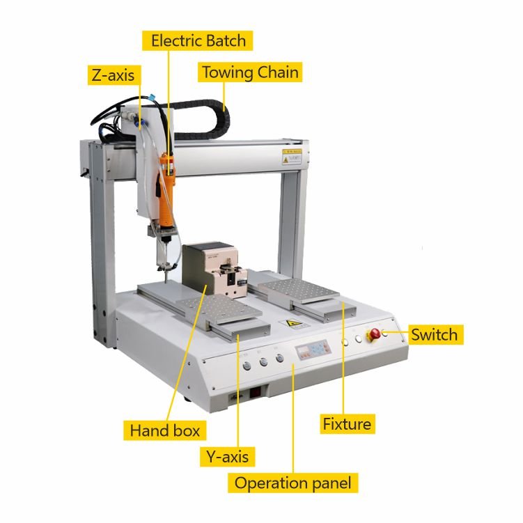 Toys Lock Fasten Screen Intelligent Desktop Factory Low Price Auto Screw Locking Insert Robot